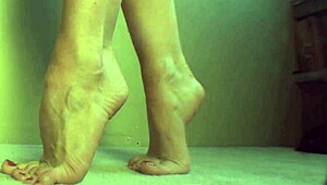 McKensieArchesToLick Teases Solo with Sexy Feet Fetish Play