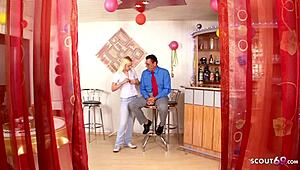 Stief Tochter Deutsch Secretly Films Fucking Her Father in Retro Style