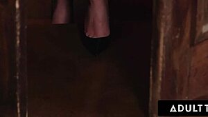 Italian Babe Valentina Nappi DELIVERS Slippery Nuru MASSAGE to Shy Client