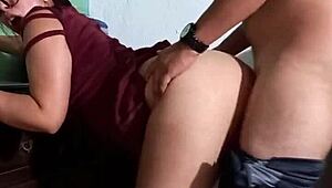 Fucking My Cheating Latina Stepsister Before Boyfriend Shows Up