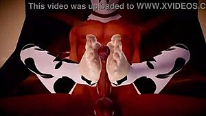 Wow, 3D Redhead Big Tits POV Cowgirl Sex!