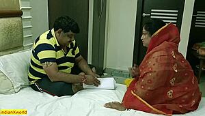 该死！中年丈夫小鸡巴失败，火辣印度妻子沮丧！