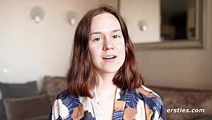 Anca drills hard with dildo in intense session