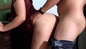 Fucking My Cheating Latina Stepsister Before Boyfriend Shows Up