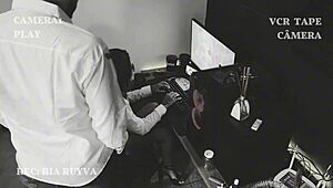 omg, my boss gave me a massage, hope his wife doesn’t find out about this hidden cam!