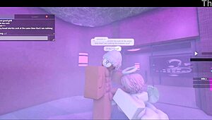 damn, getting pounded by a hot lady with a monster cock in the sauna!