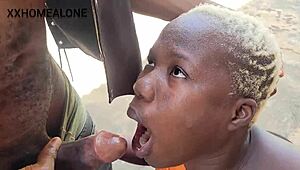 big ass nimi caught peepin’ on fat cock and punished with doggystyle