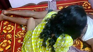 Telugu Student Masseuse Licks Balls and Fucks Married European Client