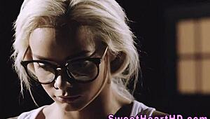 Lesbian Teen 18+ Babes Eating Out in Locker Room Group