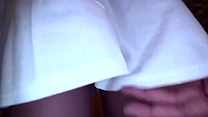 First AV shoot with sensitive Japanese babe reacting wild to touch! 😍