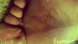 McKensieArchesToLick Teases Solo with Sexy Feet Fetish Play
