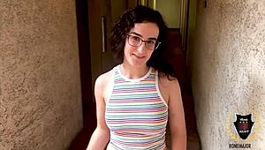 nympho from san diego gets her big tits and ass pounded by monster cock lover