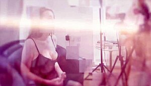 Teen Student in Lingerie Sucks Cock at Gloryhole in Costume