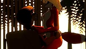 Furry Ass and Natural Tits Slammed Hard in Wild Anal