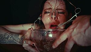 Emo bondage whore, your face is tied for piss punishment now