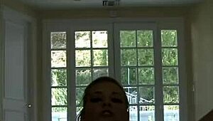 18 Blonde Teen Beauty SUCKS Big Cock in Wild Scene. Fishnets Add Extra Heat.