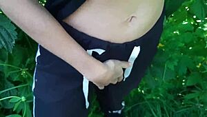 we masturbate with neighbor on street and cum together - lesbian illusion