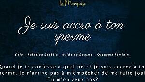 I’m Addicted To Your Cum! French Audio JOI Craves It Now!