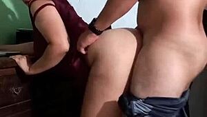 Fucking My Cheating Latina Stepsister Before Boyfriend Shows Up