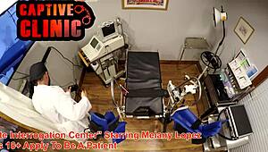 what's happening naked backstage with melany lopez at the remote center? bloopers included! watch full at bondageclinic.