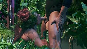 man, i can’t believe Batfuck slammed into Poison Envy’s garden, banging hard in stockings doggystyle.