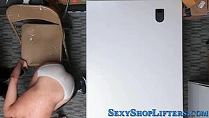 caught thief gives head and fucks me hard with facial cumshot