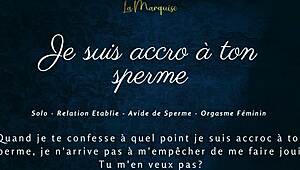 I’m Addicted To Your Cum! French Audio JOI Craves It Now!