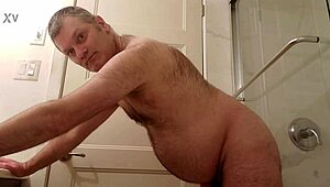 Nude Martin Lavallée Sodomizes Himself With Dildo In Bathroom!