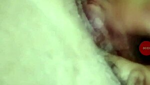 Someone is masturbating in a private moment