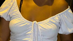 I met the sexy latina neighbor outdoors and convinced her to show her big ass