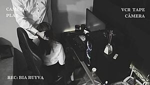 omg, my boss gave me a massage, hope his wife doesn’t find out about this hidden cam!