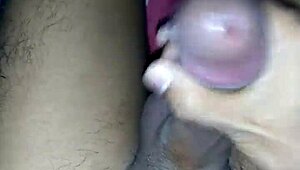 Handjob time with an Indian amateur going all out