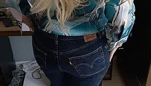 girl wearing sexy bikini with tan lines and shorts