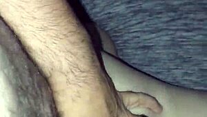 Wife feels tricked into doggy anal by husband and friend.