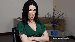 Fit mature wife sneaks onto head teacher’s hard shaft.