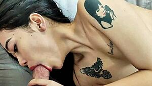 19-year-old thai teen tries first farang cock with eager lips