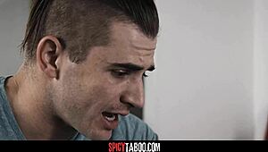 Horny Stepmom Begs Stepson to Impregnate Her Tight Pussy