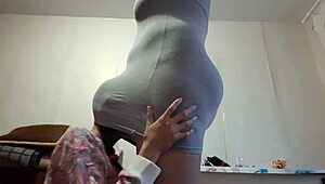 my shy stepdaughter sneaks under my dress for cunnilingus... so hot! 🔥