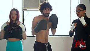 man, watching hot mujeres suckin’ their boxing coach’s dick, damn crazy!