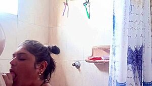 From bathroom to bed, covering my stepmom's face - wanna see how?