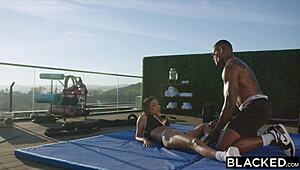 i’m hooked, watching gianna swallow his huge bbc at the gym.