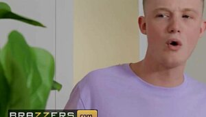 Brazzers - Charli Phoenix Ditches Dildo for Stepson’s Intense Squirting Fuck in Bed!