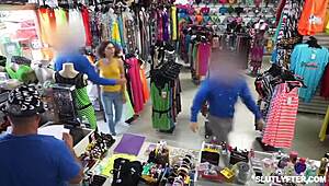 breezy bri totally owns it, sucking and fucking officer rusty nail to dodge trouble! 😈