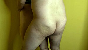 Bbw milf wife gets assfucked by lover. Then he switches holes to creampie her fertile pussy.