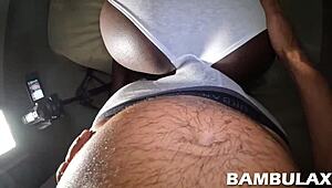 Pov interracial couple gets wild. Best black pussy pounded doggystyle.