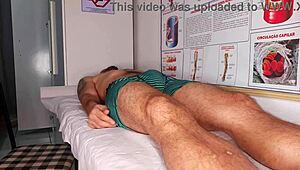 Got hard right in front of the kinky nurse