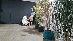 dude, risky banging with my neighbor in the garage while hubby’s showering!