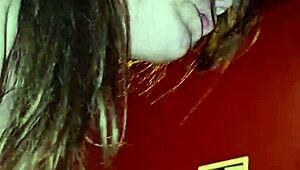 She cums hard riding my monster cock with intense moaning and screaming.