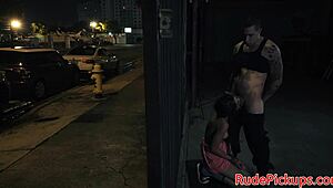 glasses teen 18+ picked up by dom in outdoor public reality