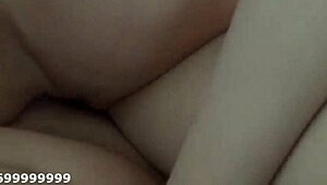 White creamy pussy juice drips as she rides my hard cock